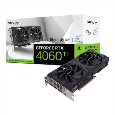 VGA PNY RTX 4060 Ti VERTO Dual Fan 8GB GDDR6, DPx3, HDMIx1, VCG4060T8DFXPB1