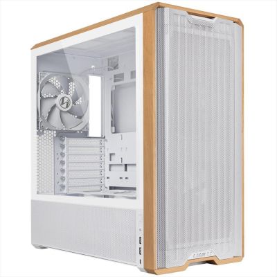 CASE LIAN LI E-ATX/EEB LANCOOL 217 Mid-Tower w/ Tempered glass,2x170mm ,2x120mm,1x140mm, ARGB/FAN Hub, BTF, x2 PSU Mounting modes, White, LAN217W