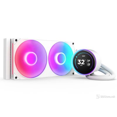 Cooler Liquid NZXT Kraken Elite 280 RGB V2 LCD White