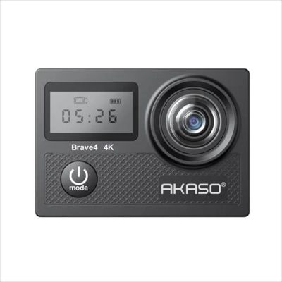 ACTION CAMERA AKASO BRAVE 4, 4K WIFI, 2'' IPS Screen, Waterproof, Black, SYA0004-BK1