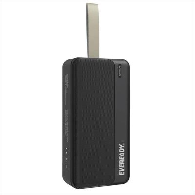 POWER BANK EVEREADY PX30B 30000mAh, Dual input (Micro-USB, USB-C) /output( 2x USB-A), Black