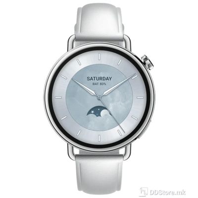 Xiaomi Watch S4 41mm (BHR07VUGL) – White со кожно ремче