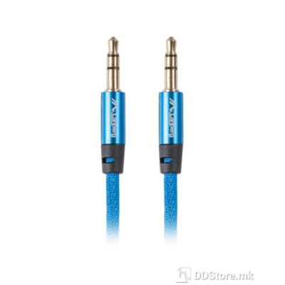 Cable Audio 3,5mm 1m Lanberg Premium Blue