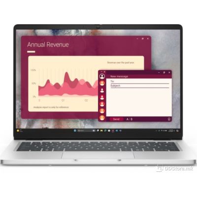 DELL NB Pro 14 (PC14250), Intel Ultra 5 235U, 14" FHD+, 16GB, 512 GB SSD, Ubuntu, Magnetite