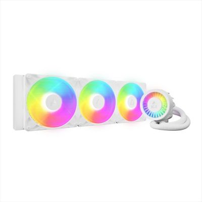 COOLERS CPU AIO ARCTIC LIQUID FREEZER III PRO 420 White, 3x140mm P14 PRO PWM PST A-RGB fans (2500RPM), ACFRE00189A