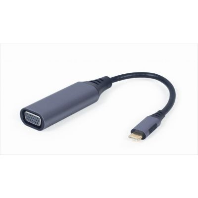 CONVERTOR TYPE-C TO VGA CABLEXPERT, Grey, A-USB3C-VGA-01
