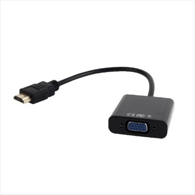 CONVERTOR HDMI (M) TO VGA (F) + audio Black CABLEXPERT A-HDMI-VGA-03