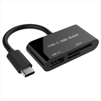 CARD READER USB 3.0/Type C, Micro-SD/ SD Gembird Black, UHB-CR3-02