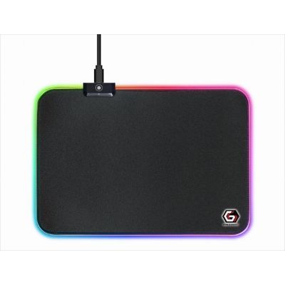 MOUSEPAD GEMBIRD with LED light effect, Black M 250x350x4mm, MP-GAMELED-M