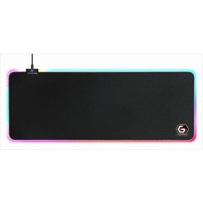 MOUSEPAD GEMBIRD with LED light effect, Black L 300x800x4mm, MP-GAMELED-L