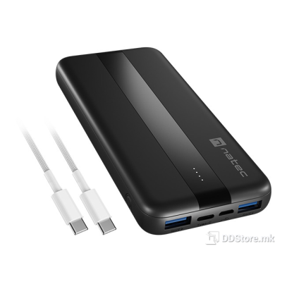 Power Bank Natec Trevi Slim Q V2 10000mAh 20W USB-C