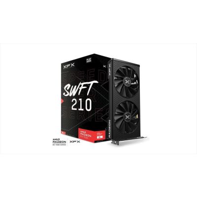 VGA XFX  RX7600 SPEEDSTER SWFT 210 Core Edition 8GB GDDR6, HDMI, 2xDP, RX-76PSWFTFY