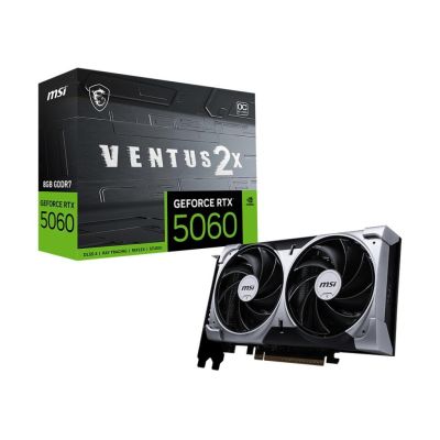 VGA MSI RTX 5060 VENTUS 2X OC 8GB GDDR7, 3xDP, 1xHDMI, V537-002R