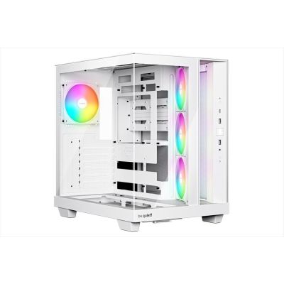 CASE BE QUIET! ATX Mid-Tower Light Base 500 LX, w/2x Tempered glass, 3x Light Wings LX Reverse 120mm ARGB, 1x Light Wings LX 120mm ARGB, White , BGW86