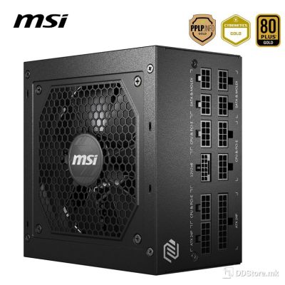 PSU 850W MSI MAG A850GL PCIE5 80 PLUS Gold Full Modular 12VHPWR