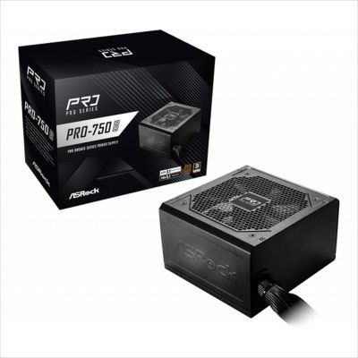 PSU 750W ASROCK PRO-750B 80+ BRONZE ATX 3.1& PCIe5.1, PRO-750W