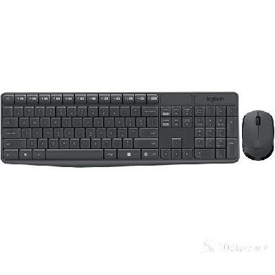 Logitech MK235 Wireless Keyboard and Mouse Combo Grey 920-007931