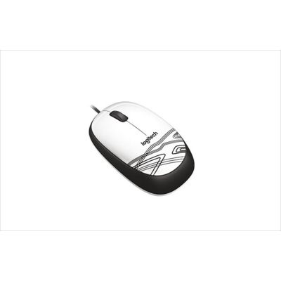 Logitech M105 Corded Optical Mouse White, 910-002932