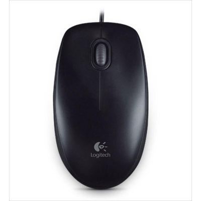 Logitech Business B100 Optical USB Mouse WIRED USB BLACK 910-003357