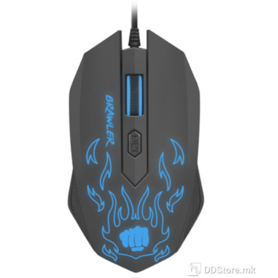 Mouse Fury Gaming Brawler 1600DPI Illuminated