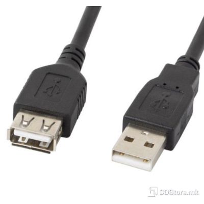Cable USB 2.0 AM to AF 1.8m Extension Lanberg
