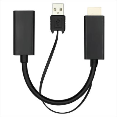 CONVERTOR HDMI (M) + USB TO DP (F)