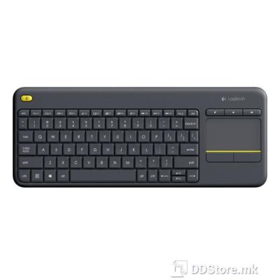 Keyboard Logitech Wireless Touch K400 Plus PC-to-TV Black