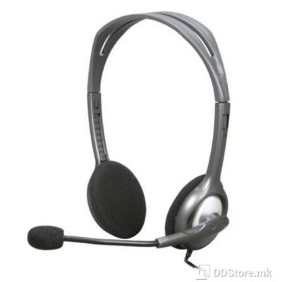 LOGITECH H110 silver w/microphone 981-000271, 2x3.5mm