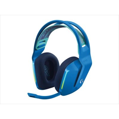 LOGITECH Gaming-Headset G733 Wireless LIGHTSPEED RGB w/microphone  981-000943, Blue