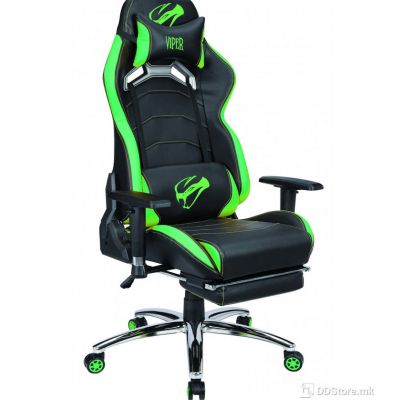 GAMING Столица VIPER, Black with Green color