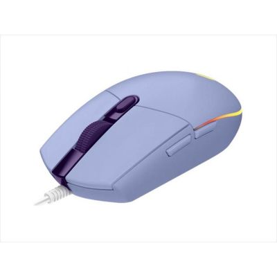 LOGITECH G102 LIGHTSYNC RGB, LILAC 910-005854 MOUSE WIRED USB