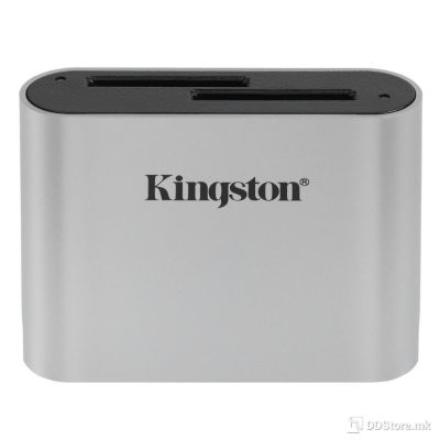 Kingston Workflow SD Reader, 2 x UHS-II SD/SDHC/SDXC Card Slots