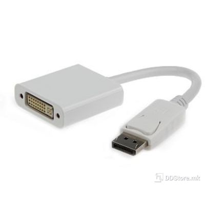 Display Port M to DVI F Adapter Gembird White