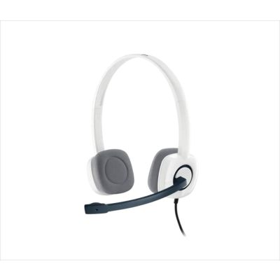 LOGITECH H150 WHITE w/microphone 981-000350, 2x3.5mm