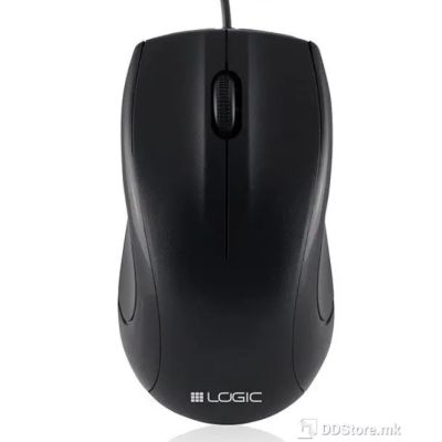 LOGIC Optical Mouse LM-12, USB, Black