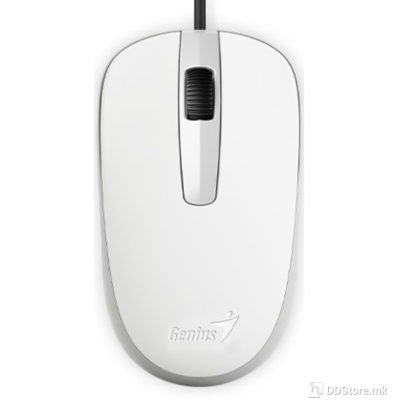 Genius DX-120, Wired Mouse, USB, White, 1200 DPI