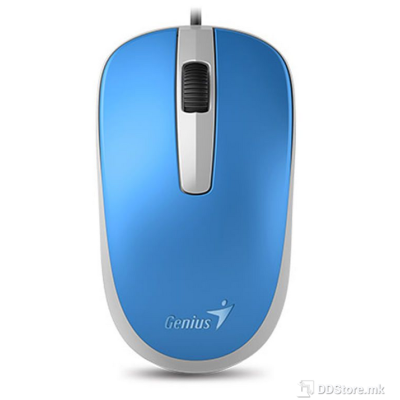Genius DX-120, Wired Mouse, USB, Blue, 1200 DPI