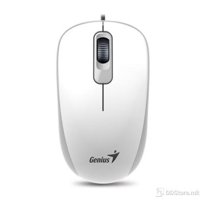 Genius DX-110, Wired Mouse, USB, White, 1200 DPI