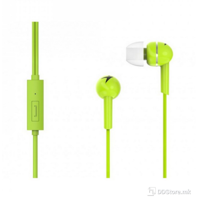 Genius HS-M300, Green color, in-ear headphone