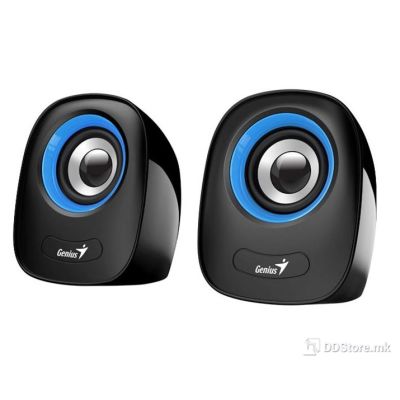 SPEAKERS 2.0 GENIUS SP-Q160 USB Blue (6W)
