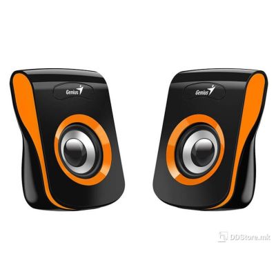 SPEAKERS 2.0 GENIUS SP-Q180 USB Orange (6W)