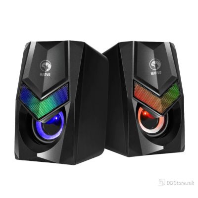 MARVO Gaming Speakers SG-118, RGB Lightning, 2x3W