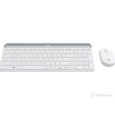 Logitech Wireless Desktop MK470 w/Mouse White