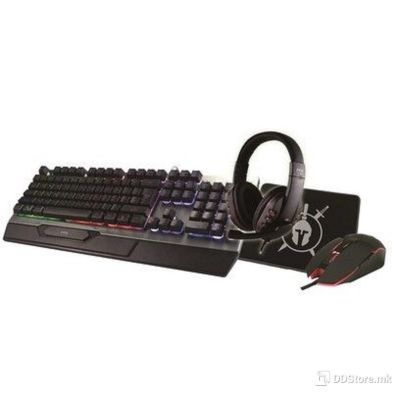 MS COMBAT 4 in 1 RGB GamingSET