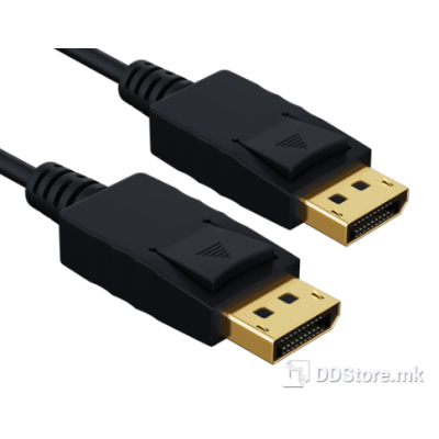 Power Box DP Male to DP Male, Supports 1080P Resolution, 30Hz, ver:1.0, Black, 3 meters