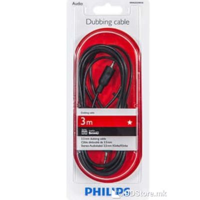 Cable Philips Stereo Plug 3,5mm to 3,5mm 3m