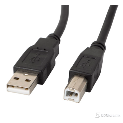 Lanberg Ferrite Black Cable USB 2.0 A to B 3m