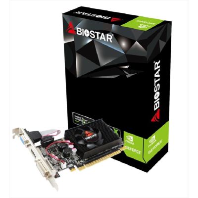 BIOSTAR GeForce™ GT210 1GB DDR3, 64BIT, VGA, DVI-D, HDMI (LP) SILENT, VN2103NHG6
