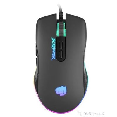Mouse Fury Gaming Scrapper 6400DPI w/Software RGB