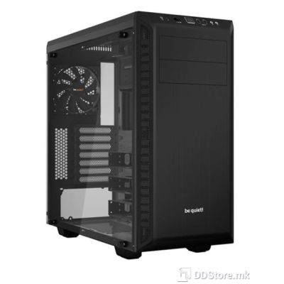 CASE BE QUIET! ATX Mid-Tower Pure Base 600, 1x140mm Pure Wings 2,1x120mm Pure Wings 2, Extra insulation mats, w/ WINDOW, w/ OD DVD slot, Black BGW21